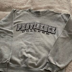 Providence College Unisex Champion Gray Athletic Sweatshirt